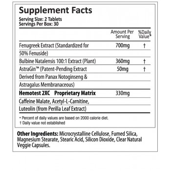 NutraBolics HemoTest 2XC 60 таблеток